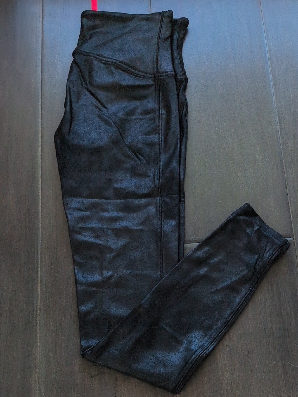 Spanx Black Faux Leather Leggings